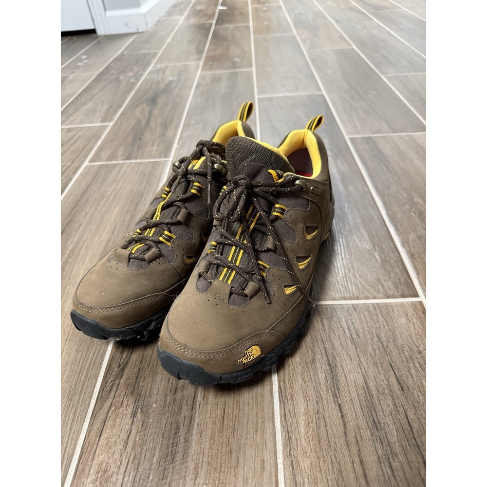 The North Face Wreck Mid GTX Hiking Shoes Men's 10.5 Brown Black 557866